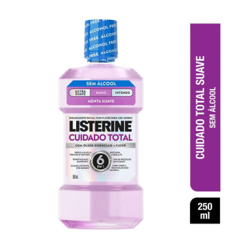 Enxaguante Bucal Listerine Cuidado Total Zero 250ML