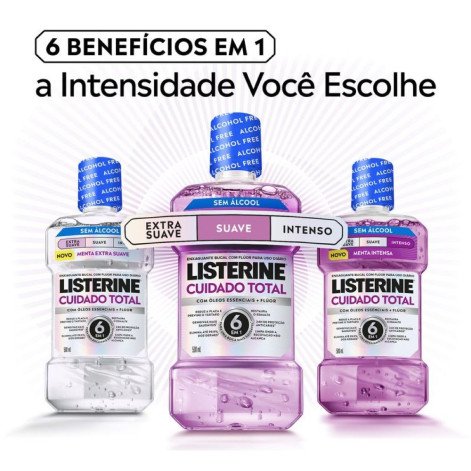 Enxaguante Bucal Listerine Cuidado Total Zero 250ML