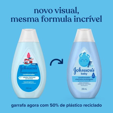 Condicionador Infantil Johnson & Johnson Cheirinho Prolongado 200ml Condicionador Infantil Johnson & Johnson Cheirinho Prolongado 200ml
