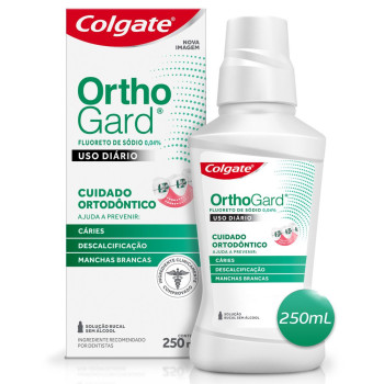 Enxaguante Bucal Colgate Orthogard Cuidado Ortodôntico 250ml