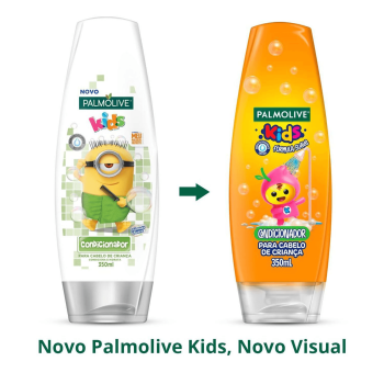 Condicionador Infantil Palmolive Kids Frutas Tropicais 350ml Nutrição e Maciez