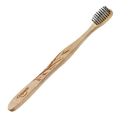 Escova Dental Colgate Bamboo Carvão Ativado 2 Unidades