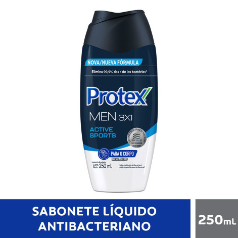 Sabonete Líquido Protex Men Sport Antibacteriano 250ml