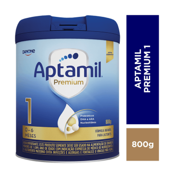 Fórmula Infantil Aptamil Premium 1 Danone 0 a 6 meses 800g