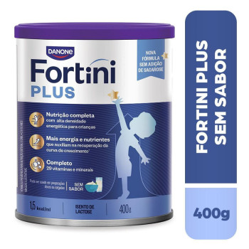 Suplemento Alimentar Infantil Fortini Plus Danone Sem Sabor 400g