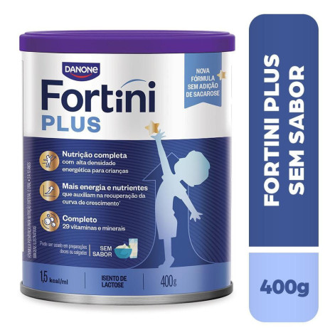Suplemento Alimentar Infantil Fortini Plus Danone Sem Sabor 400g