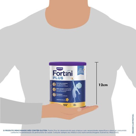 Suplemento Alimentar Infantil Fortini Plus Sabor Baunilha 400g