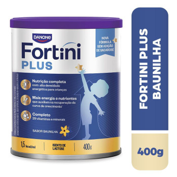 Suplemento Alimentar Infantil Fortini Plus Sabor Baunilha 400g