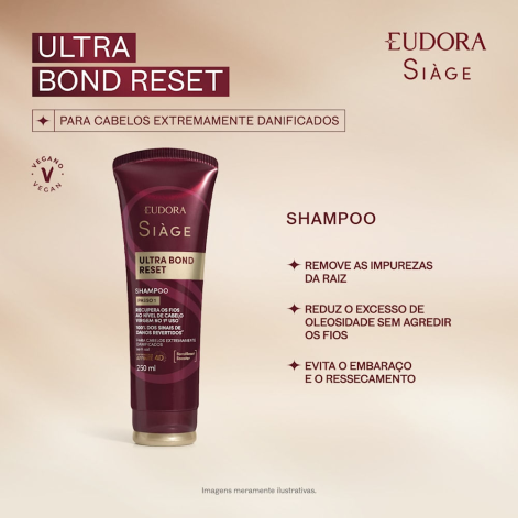 Shampoo Eudora Siàge Ultra Bond Reset 200ml