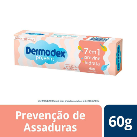 Creme para prevenção de assaduras Dermodex Prevent 60g