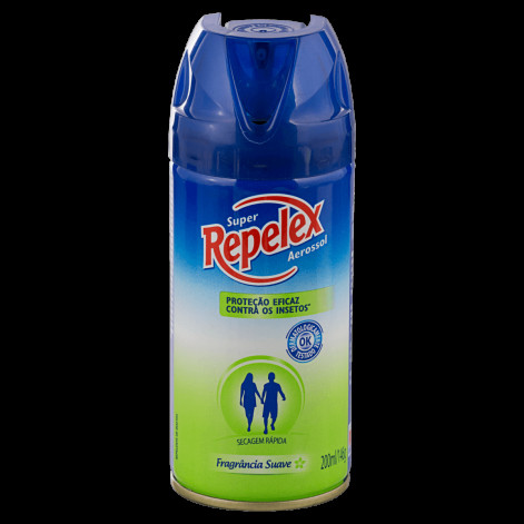 Repelente Aerossol Suave Repelex Frasco 200ml Spray Repelente Aerossol Suave Repelex Frasco 200ml Spray