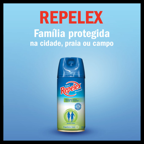 Repelente Aerossol Suave Repelex Frasco 200ml Spray Repelente Aerossol Suave Repelex Frasco 200ml Spray