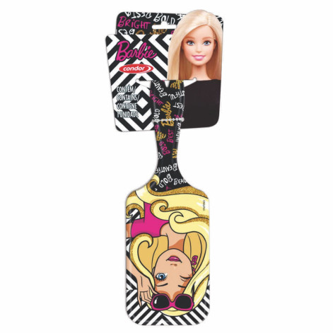 Escova Cabelo Condor Raquete Barbie