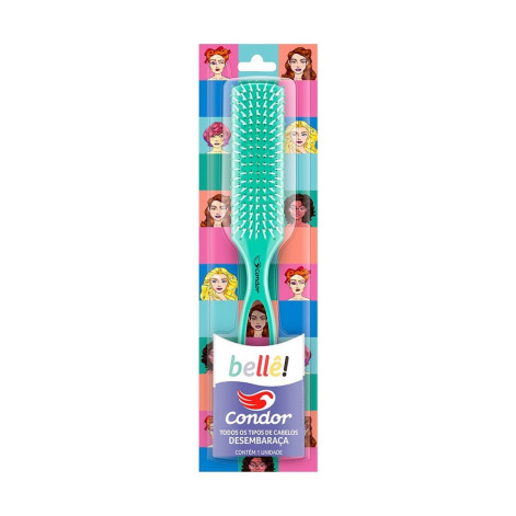 Escova Cabelo CONDOR Bellê Plana 1un
