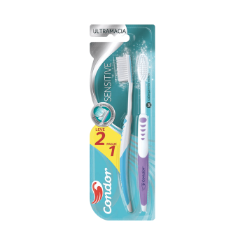 Leve 2 Pague 1 Escova Condor Sensitive Clean - 8114 Leve 2 Pague 1 Escova Condor Sensitive Clean - 8114