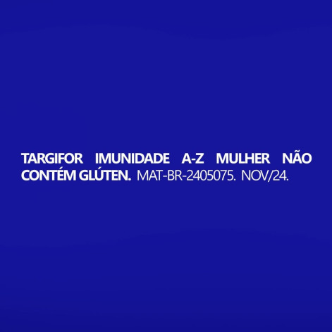 Targifor Imunidade A-Z Mulher Multivitamínico Sanofi 30 Cápsulas