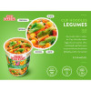 Macarrão Instantâneo Cup Noodles Nissin Legumes com Azeite Copo 67g