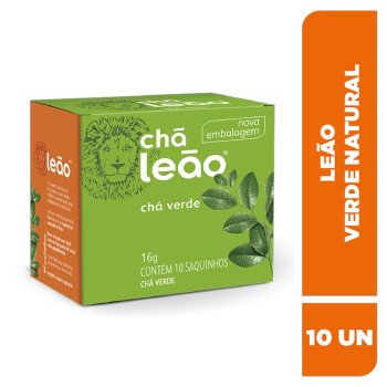 Chá Leão 10 Unidades Chá Verde Chá Leão 10 Unidades Chá Verde