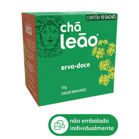 Chá Leão Erva Doce 10 Sachês 16g