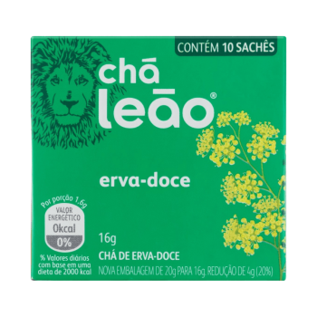 Chá Leão Erva Doce 10 Sachês 16g