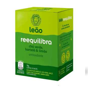 Chá Leão Reequilibra Verde/Hortelã/Limão 18g