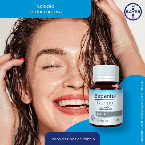 Solução Restaudora Bepantol Derma para Cabelos 50ml Solução Restaudora Bepantol Derma para Cabelos 50ml