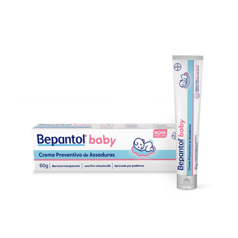 Creme Preventivo de Assaduras Bepantol Baby Recém-nascidos 60g Creme Preventivo de Assaduras Bepantol Baby Recém-nascidos 60g