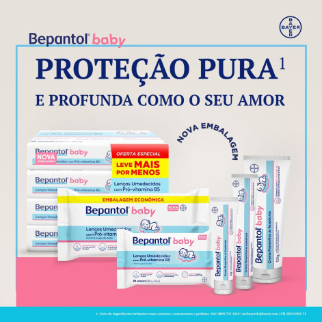 Creme Preventivo de Assaduras Bepantol Baby Recém-nascidos 60g Creme Preventivo de Assaduras Bepantol Baby Recém-nascidos 60g