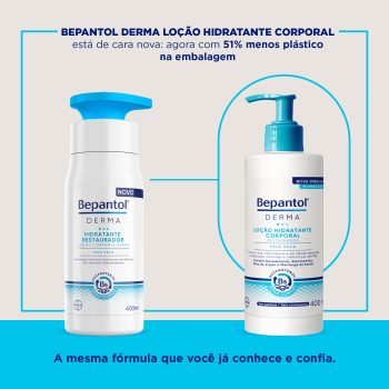 Loção Corporal Bepantol Derma Hidratante Restaurador Pele Seca 400ml