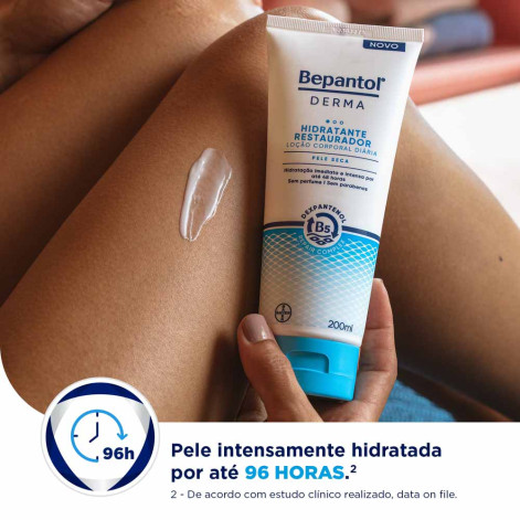 Bepantol Derma Hidratante Restaurador - Loção Corporal Diária Pele Seca