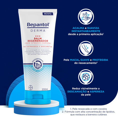 Bepantol Derma, Hidratante para Pele Extrasseca e Descamativa 200ml