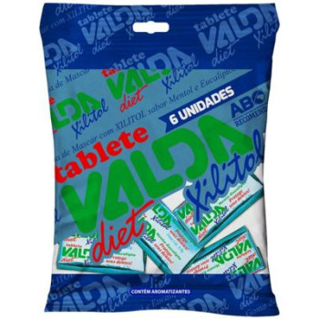Bala Valda Diet Mentol e Eucalipto 24g