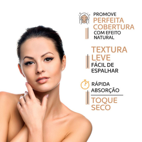 Protetor Solar Facial Episol Color Toque Seco FPS30 Pele Clara 40g
