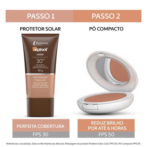 Protetor Solar Facial Mantecorp Skincare Episol Color Fps 30