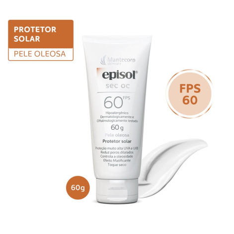 Protetor Solar Episol Sec Oc Fps 60 Bg 60g
