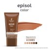Protetor Solar Facial Episol FPS 70 Color Tom 4 Médio 40g
