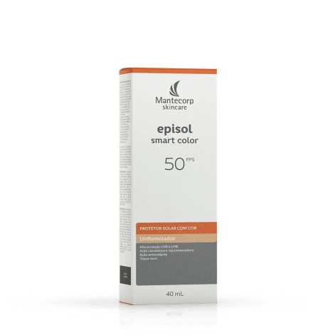 Protetor Solar Facial Episol Smart Color FPS50 Uniformizador 40ml