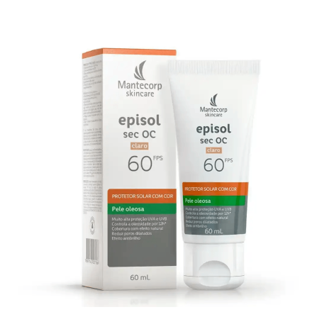 Protetor Solar Facial Episol Antiacne FPS30 Pele Oleosa e Acneica 60ml