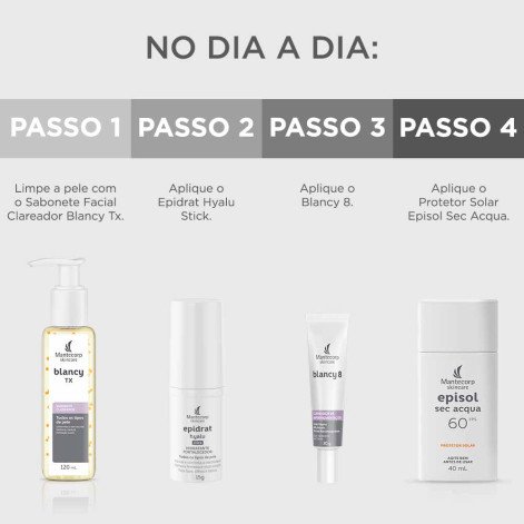 Sabonete Líquido Facial Clareador Mantecorp Blancy TX com 120ml