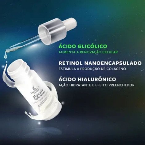 Sérum Rejuvenescedor Glycare Night 30ml