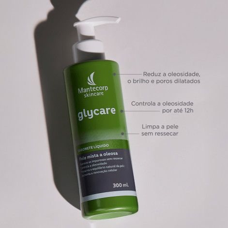 Sabonete Líquido Facial Glycare 300ml