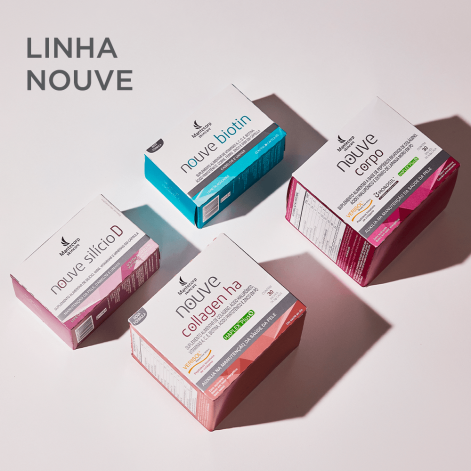 Suplemento Alimentar Nouve Silício D Cabelo Pele e Unha 30 Cápsulas