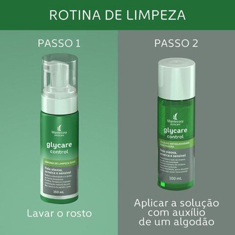 Espuma de Limpeza Facial Suave Glycare Control 150ml Espuma de Limpeza Facial Suave Glycare Control 150ml