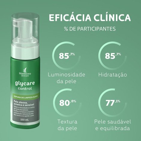 Espuma de Limpeza Facial Suave Glycare Control 150ml Espuma de Limpeza Facial Suave Glycare Control 150ml