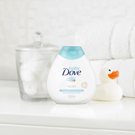 Loção Hidratante Infantil Baby Dove Hidratação Enriquecida Bebê Hipoalergênica 200ml