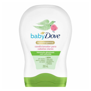 Condicionador Bebê Hidratação Glicerinada 200ml Camomila Dove Hidratação Suave