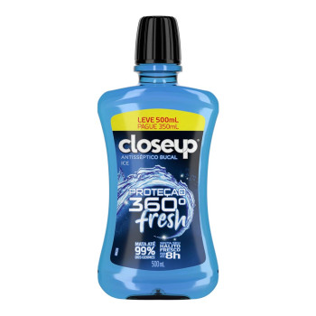 Antisséptico Bucal Close Up Ice Proteção 360º com Álcool 500ml