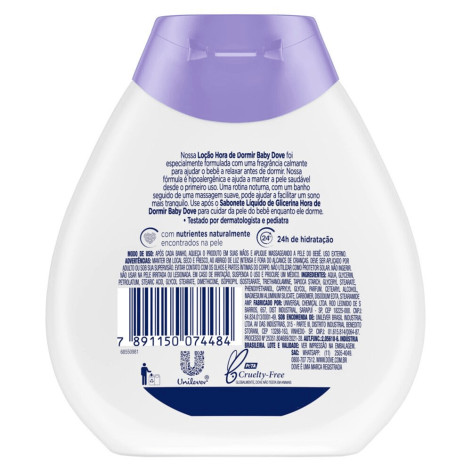 Loção Hidratante Baby Dove Hora de Dormir Hidratação Relaxante com 200ml