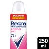 Desodorante Antitranspirante Aerossol Rexona Powder Dry 250 ml