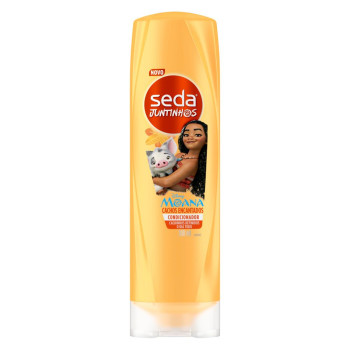 Condicionador Infantil Juntinhos Moana Cachos Encantados Seda 3+ anos 300ml
